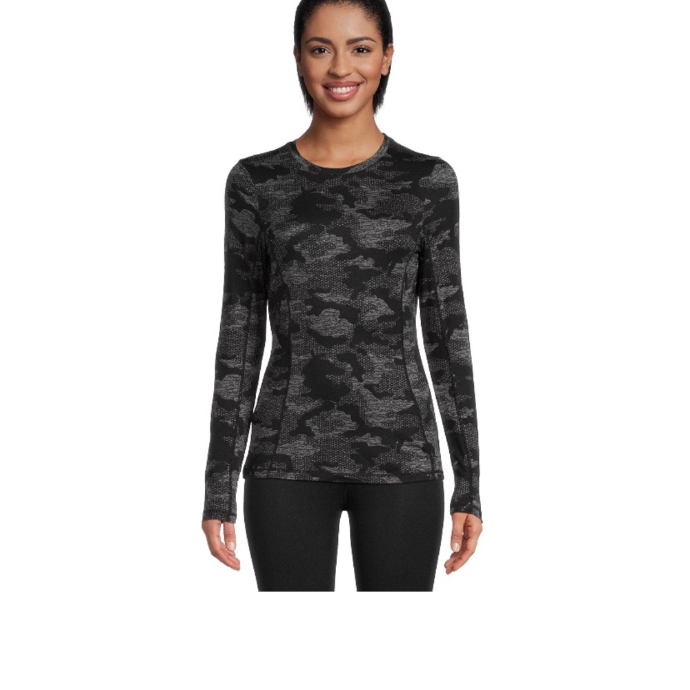 Reebok Baseline warm Workout top ladies small